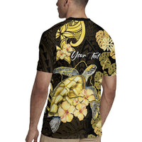 Personalised Aloha Hawaii Oahu Island Rugby Jersey Gathering Place Sea Turtle Ilima Flowers