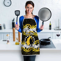 Personalised Cook Islands Aitutaki Apron Tiare Maori Polynesian Waves Tattoo