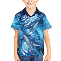 New Zealand Humpback Whale Matariki Hawaiian Shirt Maori New Year Taniko Niho Taniwha LT14 - Polynesian Pride