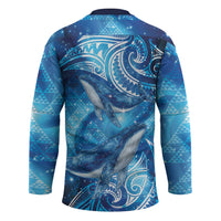 New Zealand Humpback Whale Matariki Hockey Jersey Maori New Year Taniko Niho Taniwha LT14 - Polynesian Pride