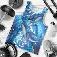 New Zealand Humpback Whale Matariki Men Tank Top Maori New Year Taniko Niho Taniwha LT14 - Polynesian Pride