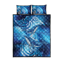 New Zealand Humpback Whale Matariki Quilt Bed Set Maori New Year Taniko Niho Taniwha