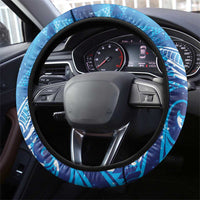 New Zealand Humpback Whale Matariki Steering Wheel Cover Maori New Year Taniko Niho Taniwha LT14 - Polynesian Pride