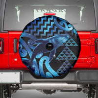 Humpback Whale Matariki New Zealand Spare Tire Cover NZ Maori Paikea Poutama Luxury Blue LT14 - Polynesian Pride