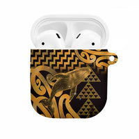 Humpback Whale Matariki New Zealand AirPods Case NZ Maori Paikea Poutama Luxury Gold LT14 Gold - Polynesian Pride