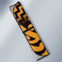 Humpback Whale Matariki New Zealand Auto Sun Shade NZ Maori Paikea Poutama Luxury Gold LT14 - Polynesian Pride