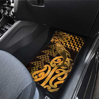Humpback Whale Matariki New Zealand Car Mats NZ Maori Paikea Poutama Luxury Gold LT14 - Polynesian Pride