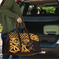 Humpback Whale Matariki New Zealand Travel Bag NZ Maori Paikea Poutama Luxury Gold LT14 - Polynesian Pride