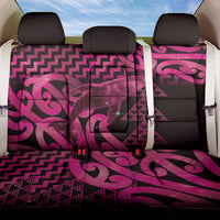 Humpback Whale Matariki New Zealand Back Car Seat Cover NZ Maori Paikea Poutama Luxury Pink LT14 One Size Pink - Polynesian Pride