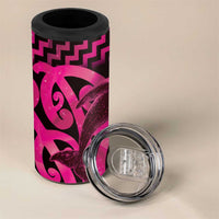 Humpback Whale Matariki New Zealand 4 in 1 Can Cooler Tumbler NZ Maori Paikea Poutama Luxury Pink