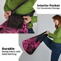 Humpback Whale Matariki New Zealand Grocery Bag NZ Maori Paikea Poutama Luxury Pink LT14 - Polynesian Pride