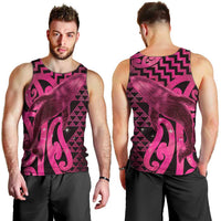 Humpback Whale Matariki New Zealand Men Tank Top NZ Maori Paikea Poutama Luxury Pink LT14 - Polynesian Pride