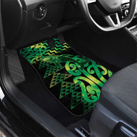 Humpback Whale Matariki New Zealand Car Mats NZ Maori Paikea Poutama Luxury Green LT14 - Polynesian Pride