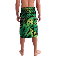 Humpback Whale Matariki New Zealand Lavalava NZ Maori Paikea Poutama Luxury Green LT14 - Polynesian Pride