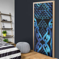 Taniko Motifs Matariki New Zealand Door Cover NZ Niho Taniwha Poutama LT14 - Polynesian Pride