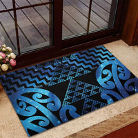 Taniko Motifs Matariki New Zealand Rubber Doormat NZ Niho Taniwha Poutama