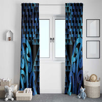 Taniko Motifs Matariki New Zealand Window Curtain NZ Niho Taniwha Poutama
