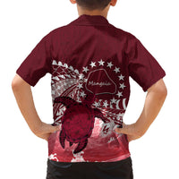 Cook Islands Mangaia Gospel Day Hawaiian Shirt Polynesian Art With Sea Turtle LT14 - Polynesian Pride