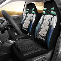 Aotearoa Korowai Motif Car Seat Cover Hei Tiki Poutama Maori Pattern