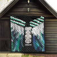 Aotearoa Korowai Motif Quilt Hei Tiki Poutama Maori Pattern LT14 - Polynesian Pride