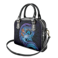 Personalised Blue Marlin Fishing New Zealand Shoulder Handbag NZ Kiwi Cowboy Born To Fish LT14 - Polynesian Pride