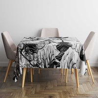 Japan And Hawaii Tablecloth Sakura Koi Fish Hawaiian Lei Kanaka - Polynesian Pride