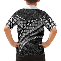 Hawaii Lauhala Tattoo Family Matching Tank Maxi Dress and Hawaiian Shirt Hawaiian Hala Leaf Weaving