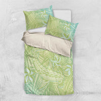 Baby Green Gradient Polynesia Bedding Set Hawaiian Tribal Hammerhead Shark Tattoo