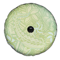 Baby Green Gradient Polynesia Spare Tire Cover Hawaiian Tribal Hammerhead Shark Tattoo