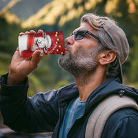 Personalized New Zealand Sheep Christmas 4 in 1 Can Cooler Tumbler Hipi Meri Kirihimete Silver Fern Xmas Tree - Polynesian Pride