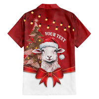 Personalized New Zealand Sheep Christmas Family Matching Long Sleeve Bodycon Dress and Hawaiian Shirt Hipi Meri Kirihimete Silver Fern Xmas Tree - Polynesian Pride