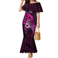 polynesia-breast-cancer-awareness-mermaid-dress-think-pink-polynesian-ribbon-black-version