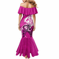 personalised-polynesia-breast-cancer-awareness-mermaid-dress-think-pink-polynesian-ribbon-white-version