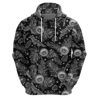 Hawaii Christmas Hoodie Tropical Style With Coat Of Arms LT14 - Polynesian Pride