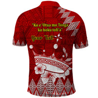 Personalised Tonga King Tupou I Day Polo Shirt Tongan Ngatu Pattern With Crown LT14 - Polynesian Pride