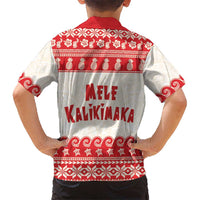 Red Mele Kalikimaka Hawaii Hawaiian Shirt Funny Ho Ho Ho Santa Shaka - Polynesian Pride