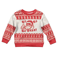 Red Mele Kalikimaka Hawaii Kid Ugly Christmas Sweater Funny Ho Ho Ho Santa Shaka - Polynesian Pride