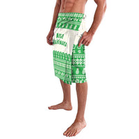Green Mele Kalikimaka Hawaii Lavalava Funny Ho Ho Ho Santa Shaka - Polynesian Pride
