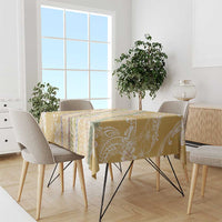 Yellow Palaka Hawaii Leis Tablecloth Hawaiian-plaid Elegant Tropical Vibes - Polynesian Pride