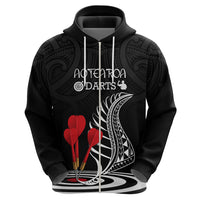 Personalised New Zealand Darts Hoodie Aotearoa Maori Fern Bring It On LT14 - Polynesian Pride