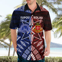 Personalised Tupou College And Kolisi Tonga Atele Hawaiian Shirt Tongan Ngatu Pattern LT14 - Polynesian Pride