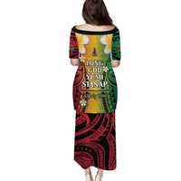 Vanuatu Independence Day Puletasi Long God Yumi Stanap Happy 45th Anniversary LT14