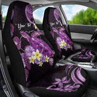 Personalised Aloha Hawaii Kauai Island Car Seat Cover Garden Isle Map Sea Turtle Plumeria