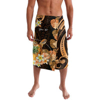 Personalised Aloha Hawaii Lanai Island Lavalava Pineapple Isle Map Sea Turtle Plumeria