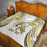 Personalised Aloha Hawaii Niihau Island Quilt Forbidden Isle Map Shell Lei