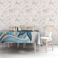 Personalised Aloha Hawaii Kahoolawe Island Tablecloth Target Isle Map With Humpback Whale