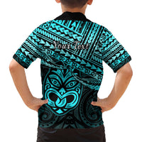 Personalised Matariki New Zealand Hawaiian Shirt Maori New Year Tiki Turquoise Version LT14 - Polynesian Pride