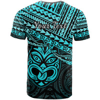 Custom Matariki New Zealand T Shirt Maori New Year Tiki Turquoise Version LT14