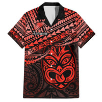 Matariki New Zealand Hawaiian Shirt Maori New Year Tiki Red Version LT14 Red - Polynesian Pride