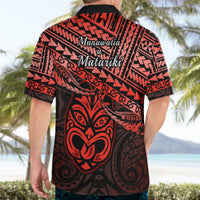 Matariki New Zealand Hawaiian Shirt Maori New Year Tiki Red Version LT14 - Polynesian Pride